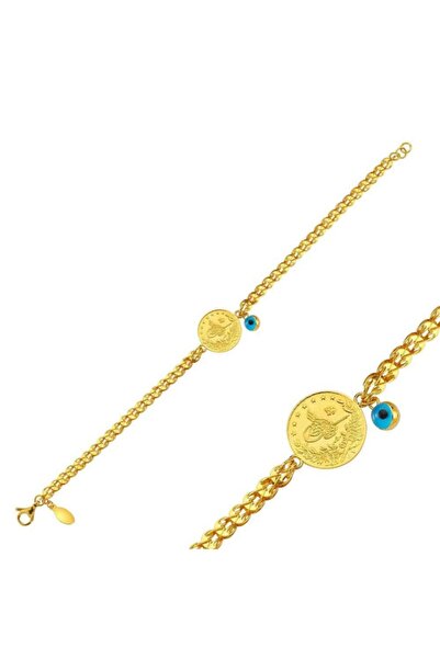 BİLEZİKHANE Kadın Güverse Zincirli Reşat Yarım Bileklik