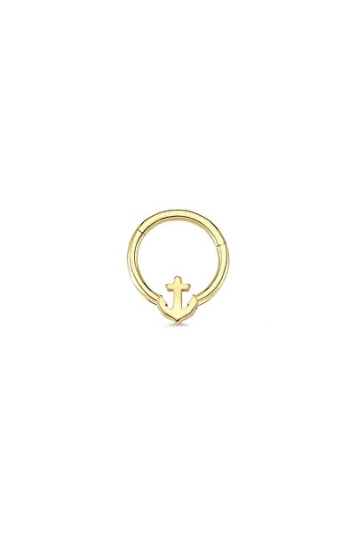 Altın Sepeti Altın Çapa Circle Helix Piercing