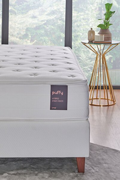 Puffy Hybrid Star Visco Pedli Pocket Yaylı Yatak