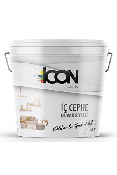 Silikonlu Ipek Mat Iç Cephe Boyası 7,5 Lt.