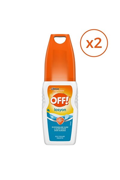 OFF Losyon 100 ml 6 Saate Kadar Etki (Sivrisineklere Karşı) X2