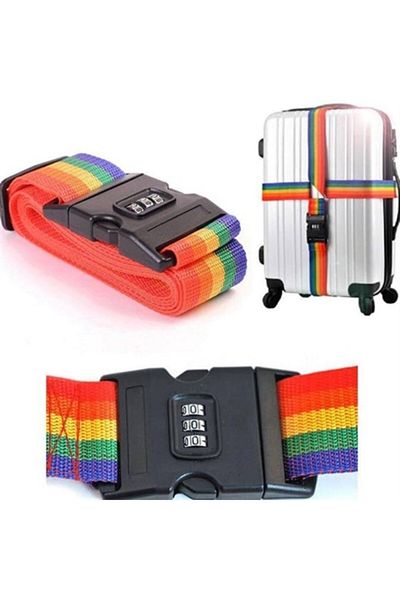 hitteknoloji Combination Belt Type Suitcase Lock - Can Write Your Own Name on It - Fits All Bags