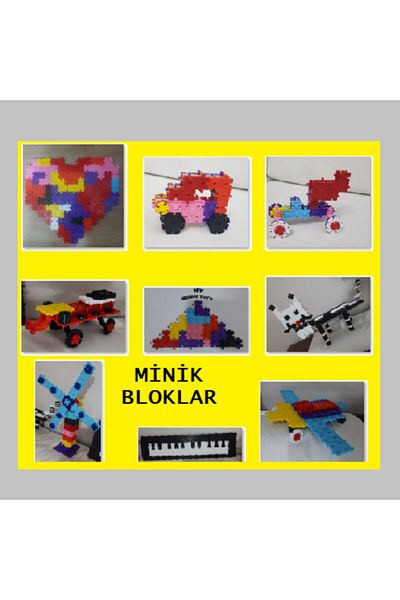 MyMindlyToysx My Mindly Toy's - مكعبات تعليمية صغيرة جديدة تمامًا - م-100 قطعة
