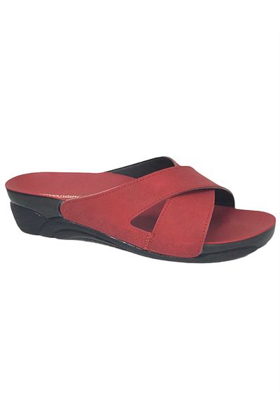 Ceyo Red Anatomical Massage Full Orthopedic Slippers Venice-9