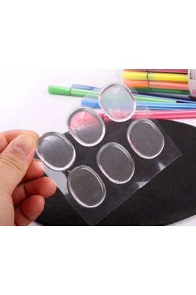 CMT Heel Silicone 6-Piece Pad for Foot Calluses and Pain