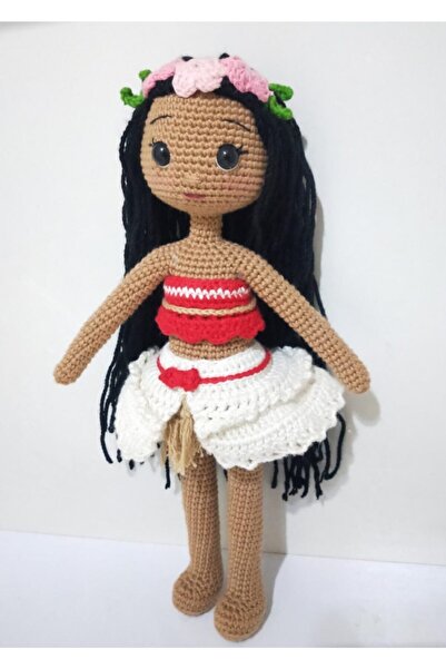 OYUNCAKPARK Prenses Moana Amigurumi Organik Oyuncak