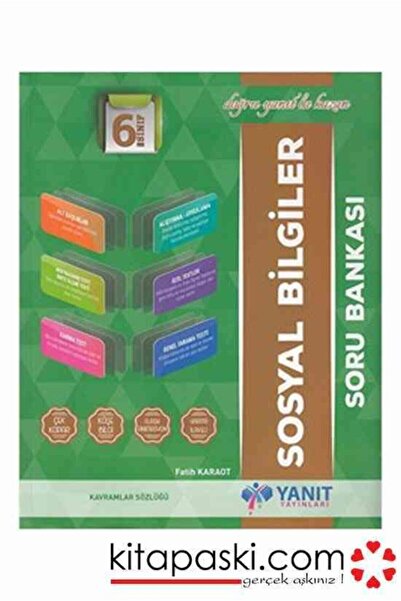 Yanıt Yayınları 6. Sınıf Sosyal Bilgiler Soru Bankası