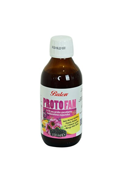 Balen Protofan - Black Elderberry, Propolis Extract Vitamin C Supplement 150 Ml