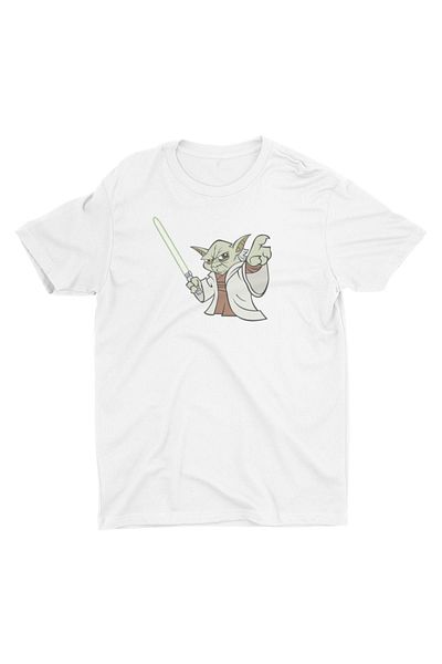 Bubus Unisex White Baby Master Yoda T-Shirt