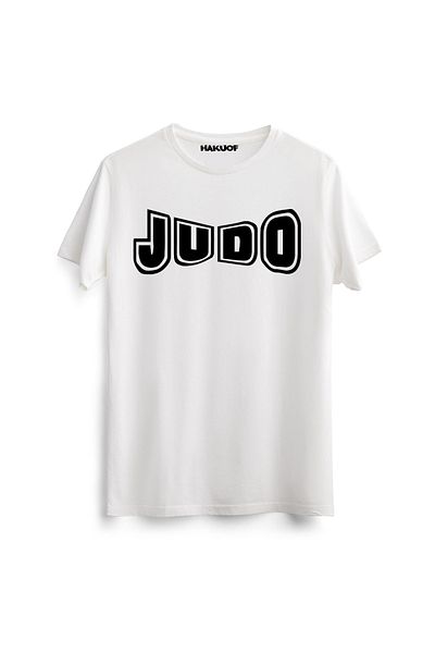 hakuof Unisex Λευκό Τζούντο T-Shirt
