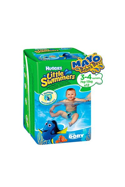 Huggies Little Swimmers 7-15 Kg Baby Diapers - 12 Pads