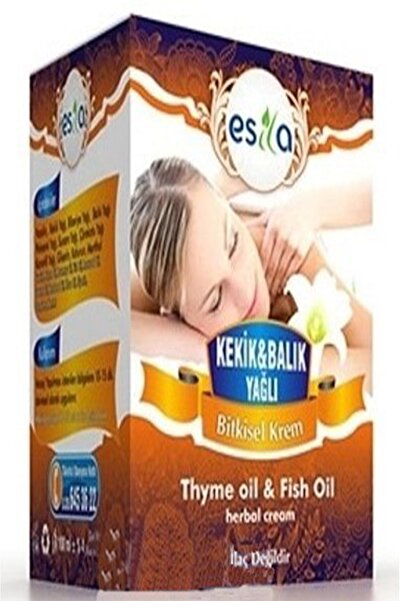 esilakozmetik Kekik & Balık Yağlı Bitkisel Krem