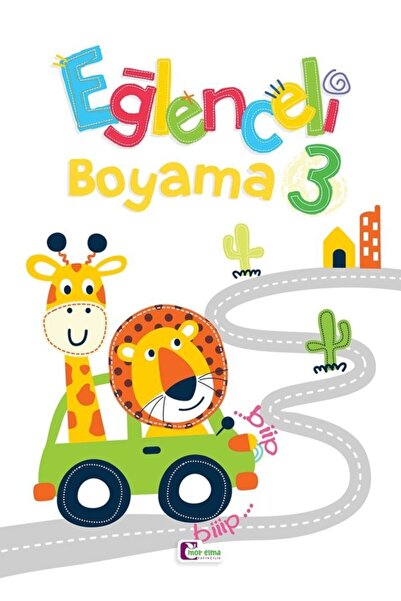 Mor Elma Yayıncılık Eğlenceli Boyama 3 Boyama Kitabı