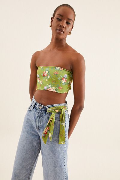 Quincey Γυναικείο Crop Top Bustier