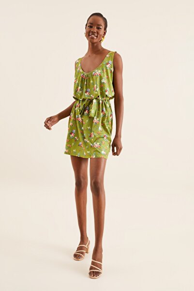 Quincey Γυναικείο φόρεμα με φαρδιά κοπή με ζώνη