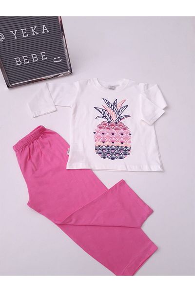 YEKA BEBE Girl's Cream Pajama Set