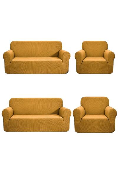 hardal sarisi koltuk ortusu