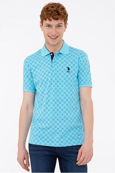 U.S. Polo Assn. Tricou verde pentru bărbați
