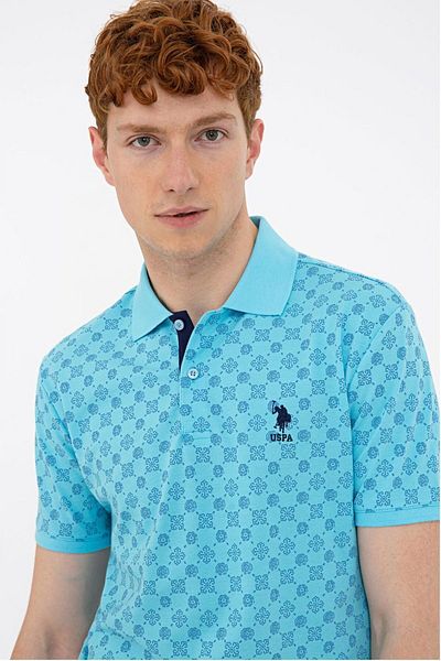 U.S. Polo Assn. Tricou verde pentru bărbați