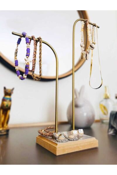 Drm Wood Altın Takı Dolabı Düzenleyici 2 Yönlü