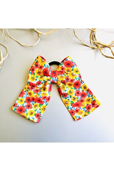 seyranat Висококачествена еластична фиба за коса с цветен флорален мотив за м...