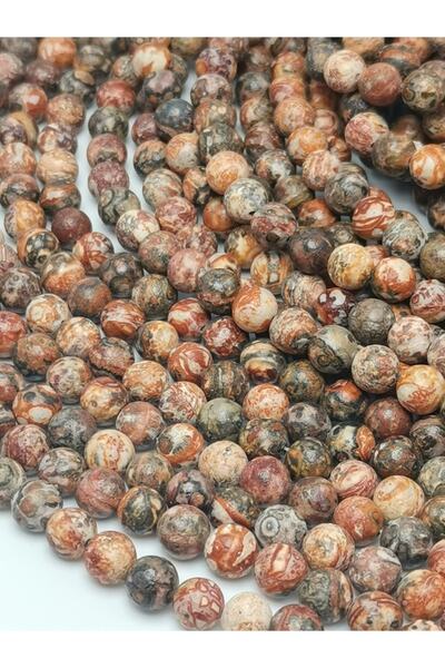 LİVZA BİJUTERİ Mat Tibet Doğal Taş Dizisi 8mm Doğaltaş Takı Yapımı