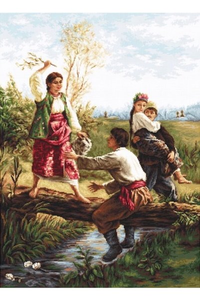 Genel Markalar Luca-s Artgoblen Baskısız Kanaviçe Kiti B559