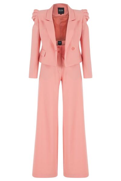 Tuğba Atasoy Couture & EON Pembe Takım Elbise