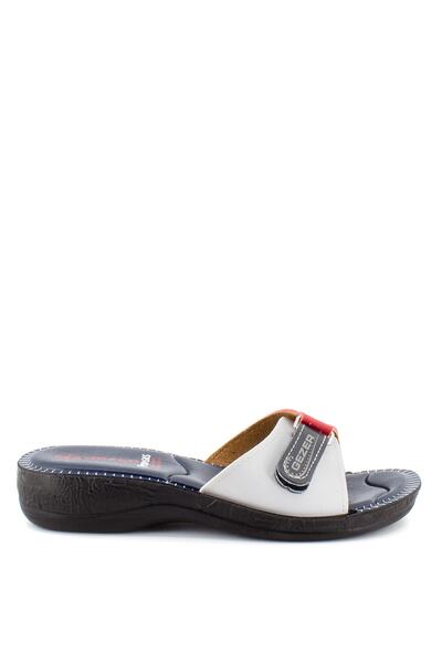 GEZER Дамски тъмносини пантофки с плоска подметка 08727