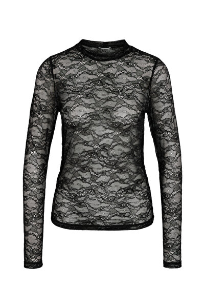 Noisy May Nmcarota Lace L/S O-Neck Top Jrs