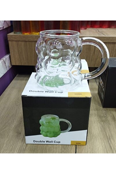 DMR HOME Borosilikat cam kulplu üzüm bardak