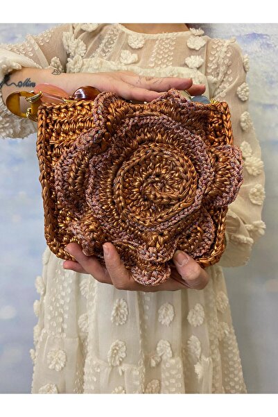 Handmade KADIN KOL ÇANTASI BAKIR RENGİ DERİ ÇANTA ÖZEL TASARIM