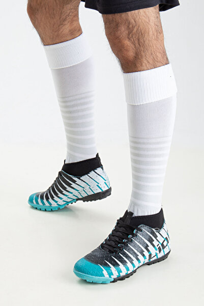 Freemax Turquoise Fremax.1455 Унисекс детски футболни обувки - изкуствена трева с чорапи