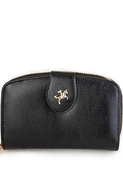 Nas Bag Women's Wallet with Multiple Card Compartments - Black