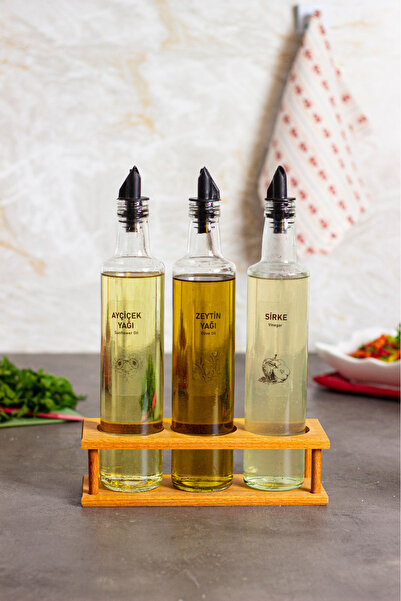 KukiWood وعاء زيت ياسمين صغير، 250 مل وعاء زيت 3 قطع مع ملصق مقاوم للماء