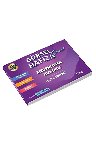 Temsil Kitap Görsel Hafıza Serisi Medeni Usul Hukuku Temsil Kitap Yayınları 2...