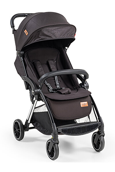 Baby2Go Tulipa Kabin Tek Yönlü Bebek Arabası Siyah