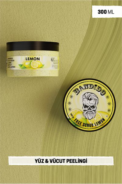 BANDİDO 300 Ml Lemon Face and Body Scrub