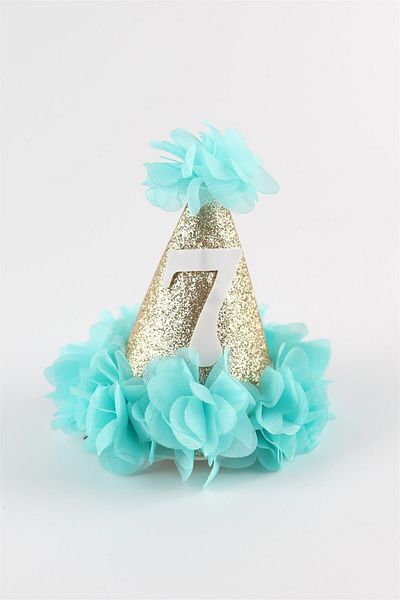 Le Mabelle Mint 7 Years Funnel Birthday Clip Buckle