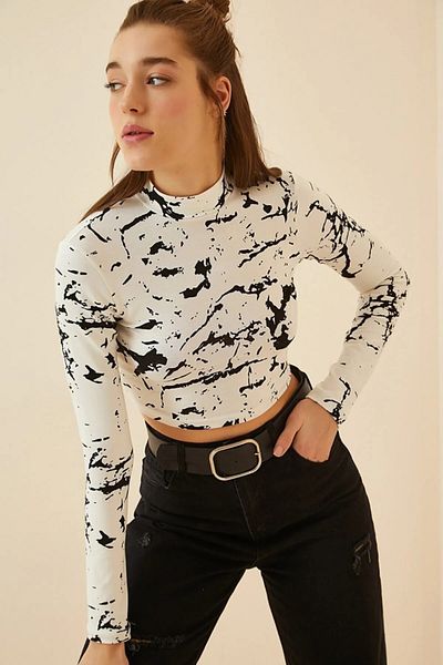 İKLİM LİFE DIGITAL PRINT SANDY BLUZ