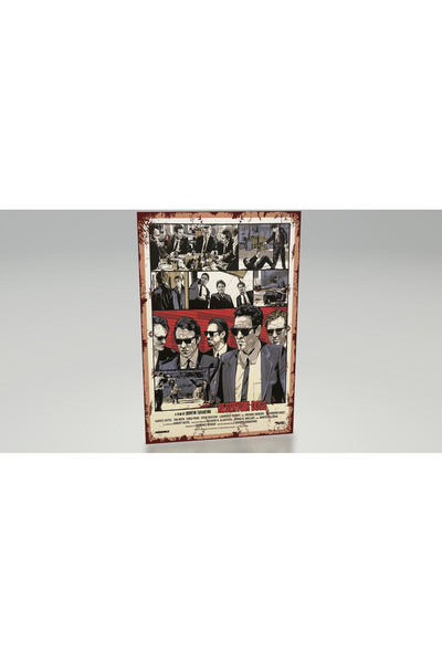 Hayat Poster quentin tarantino rezervuar köpekleri sinema afişi retro ahşap p...