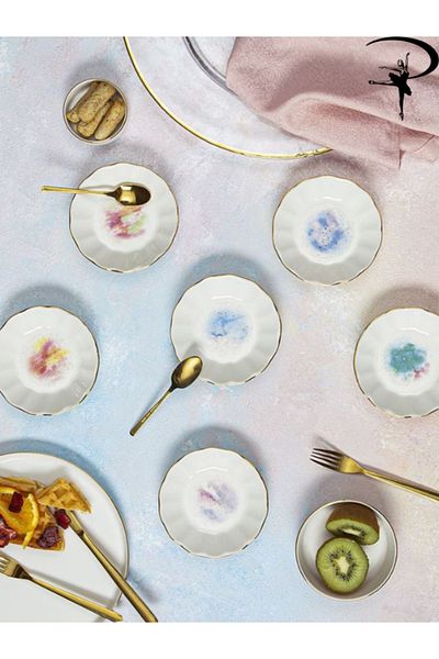 Porland Cosmos 6-Piece Tea Plate 11cm