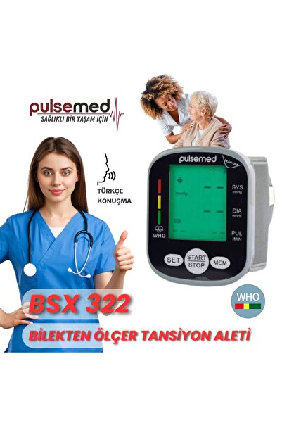 Pulsemed Bsx322 Bilekten Ölçer Konuşan Dijital Tansiyon Aleti