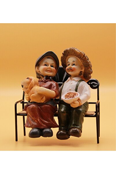 HEDİYEBİZİZ Dede Nine Dekoratif Biblo