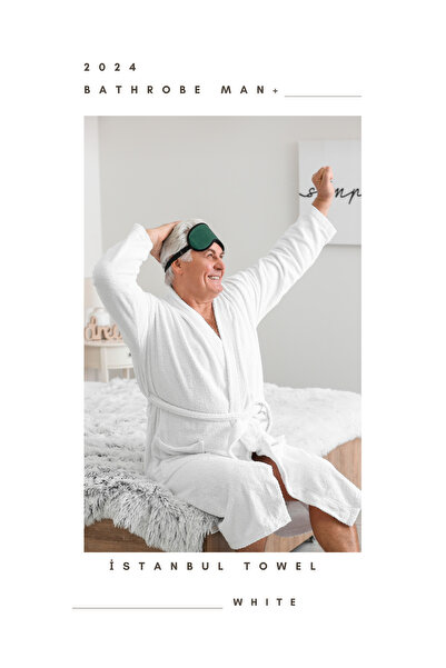 istanbul towel İstanbul Towel Büyük beden Erkek Bornoz/Man Bathrobe