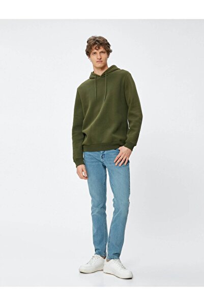 Koton 4wam40011nd Skinny Mıchael Erkek Jean Pantolon Açık Indigo