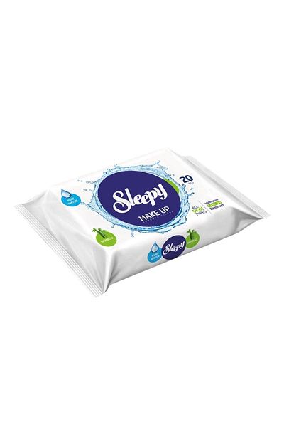 Sleepy Makeup Remover Wipes Bamboo 3x20