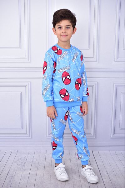BUUFUU FIÚ SPIDERMAN SPIDERMAN FÉRFI NYOMTATOTT ALSÓ FELSŐ KÉSZLET