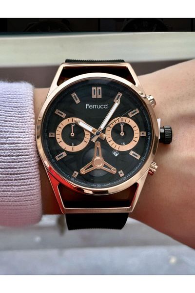 Ferrucci Men's Plastic Cord Wristwatch