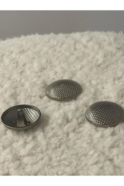 ODDA TASARIM ATÖLYESİ Coat Button Set of 3 Black Gold Plated
